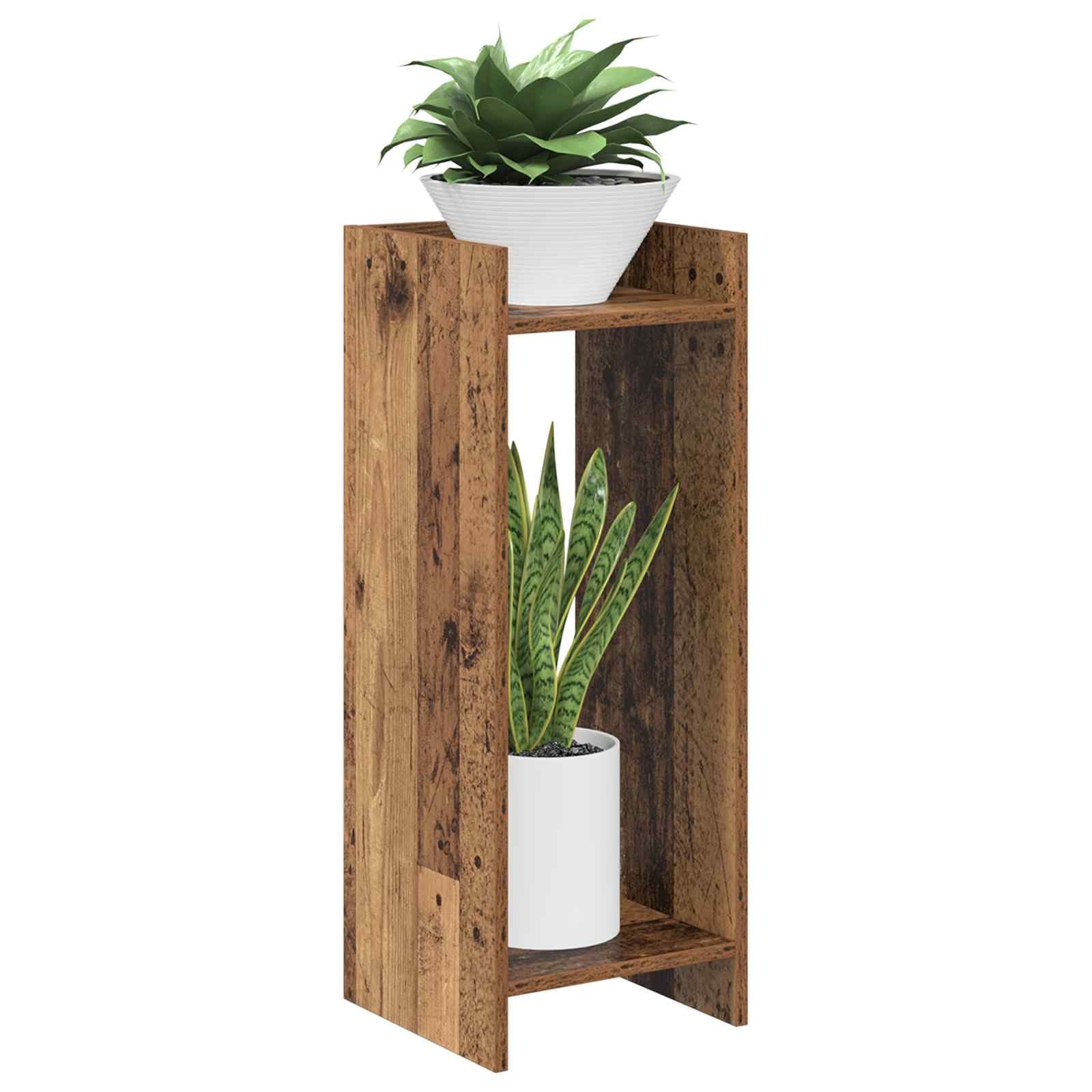 Supporto per piante in legno composito, 30 x 30 x 80 cm, per interni