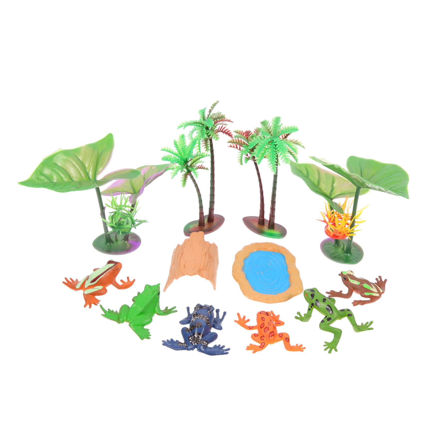 5 Stück Miniatur-Froschfiguren Aus Kunstharz – Süße Deko Für Kuchen, Feengärten, Aquarien & Bonsai, 4 X 3 X 3 Cm