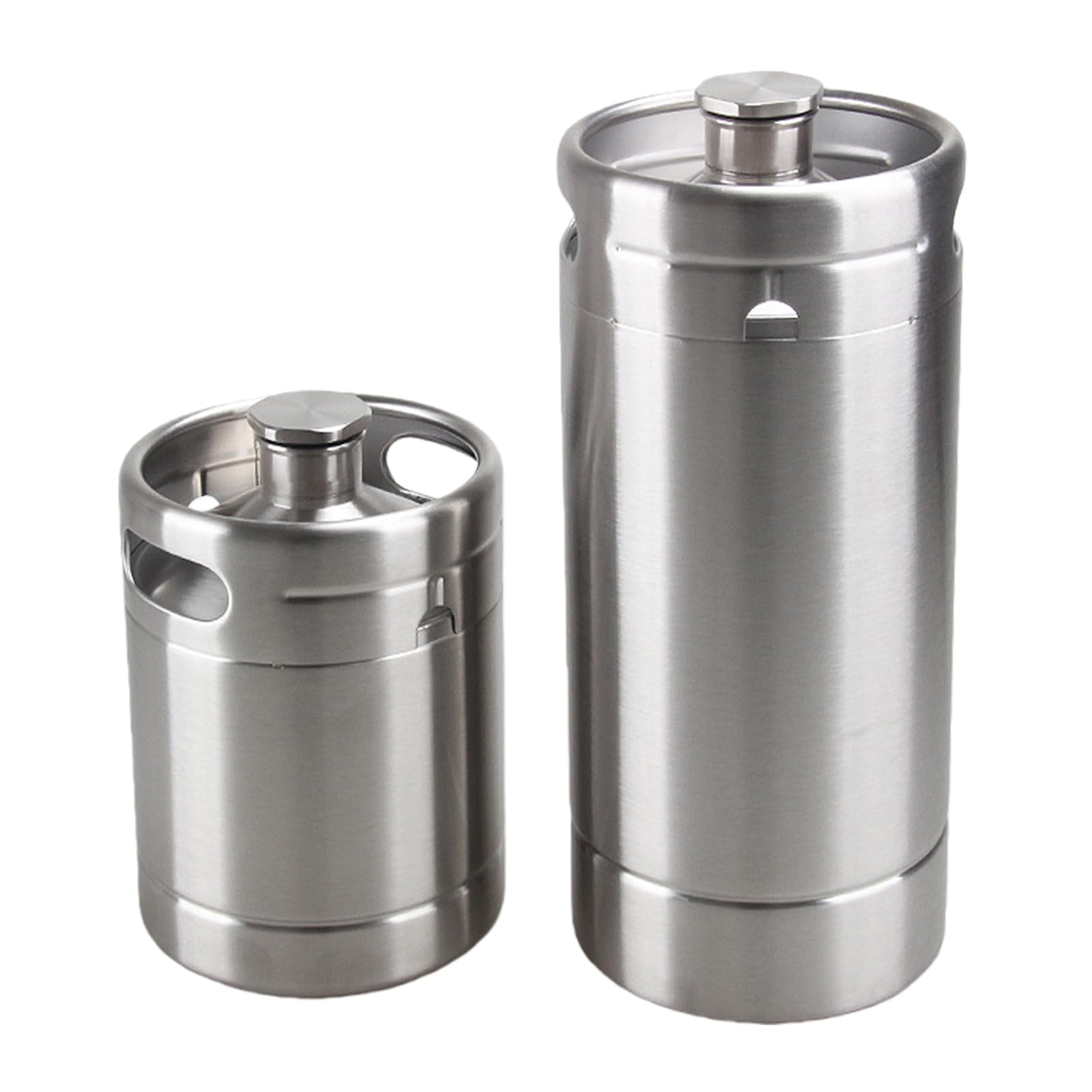Generisch Edelstahl Brauerei Miniaturfass, isolierter Lagerbehälter für Bier, Lagerbier, auslaufsicherer Deckel, Bierkrümmer, Gärgefäß aus Edelstahl