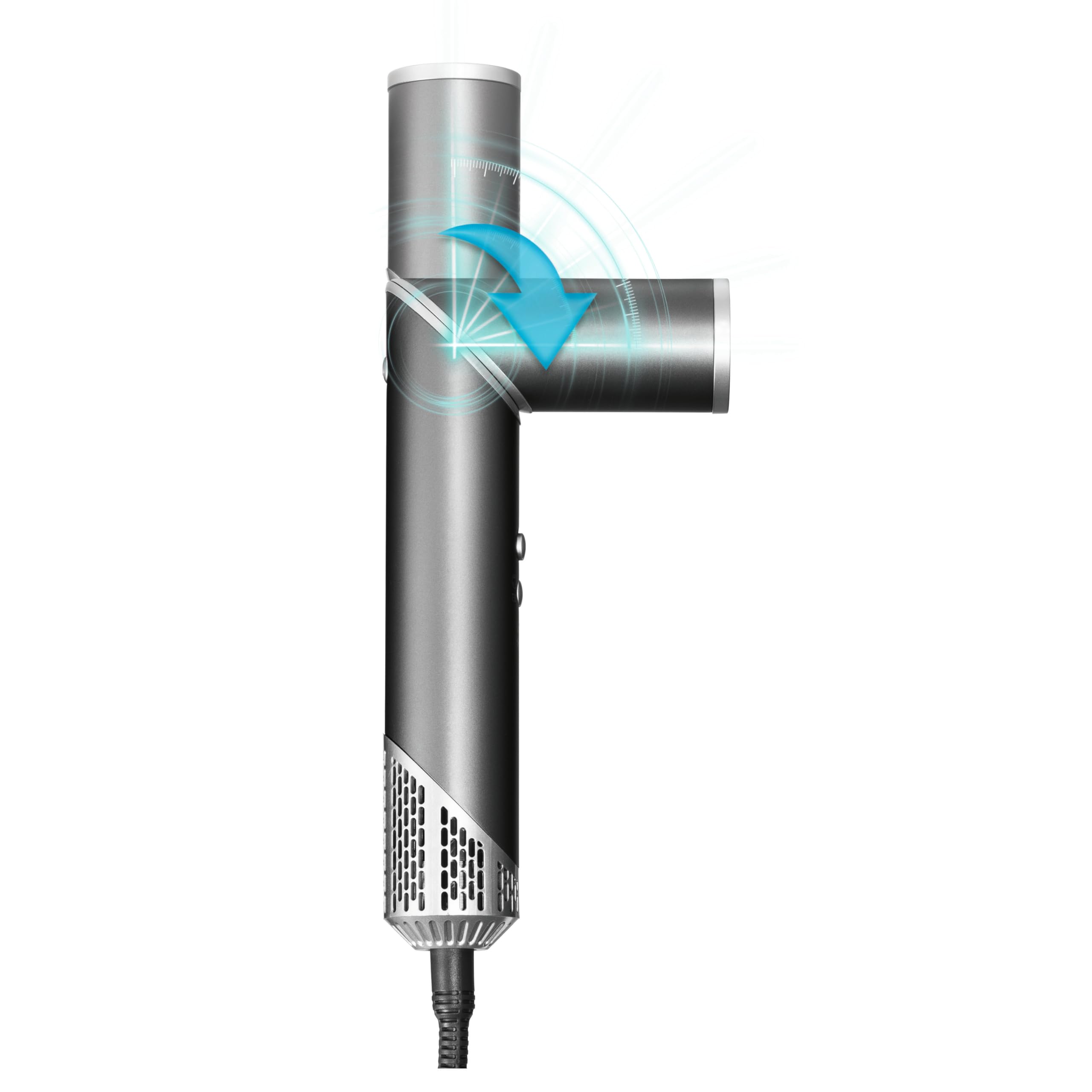 STYLE & SHINE by VITALmaxx Hair Styler Flex Hair Styler Flex, 1500 W, Air Curler, fer à friser et fer à lisser en un seul | 5 embouts et 3 niveaux de température | Remplace les bigoudis | Avec