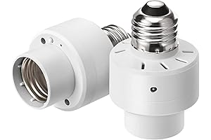 DEWENWILS Dusk to Dawn Sensor Light Bulb Socket, Automatic On Off Light...