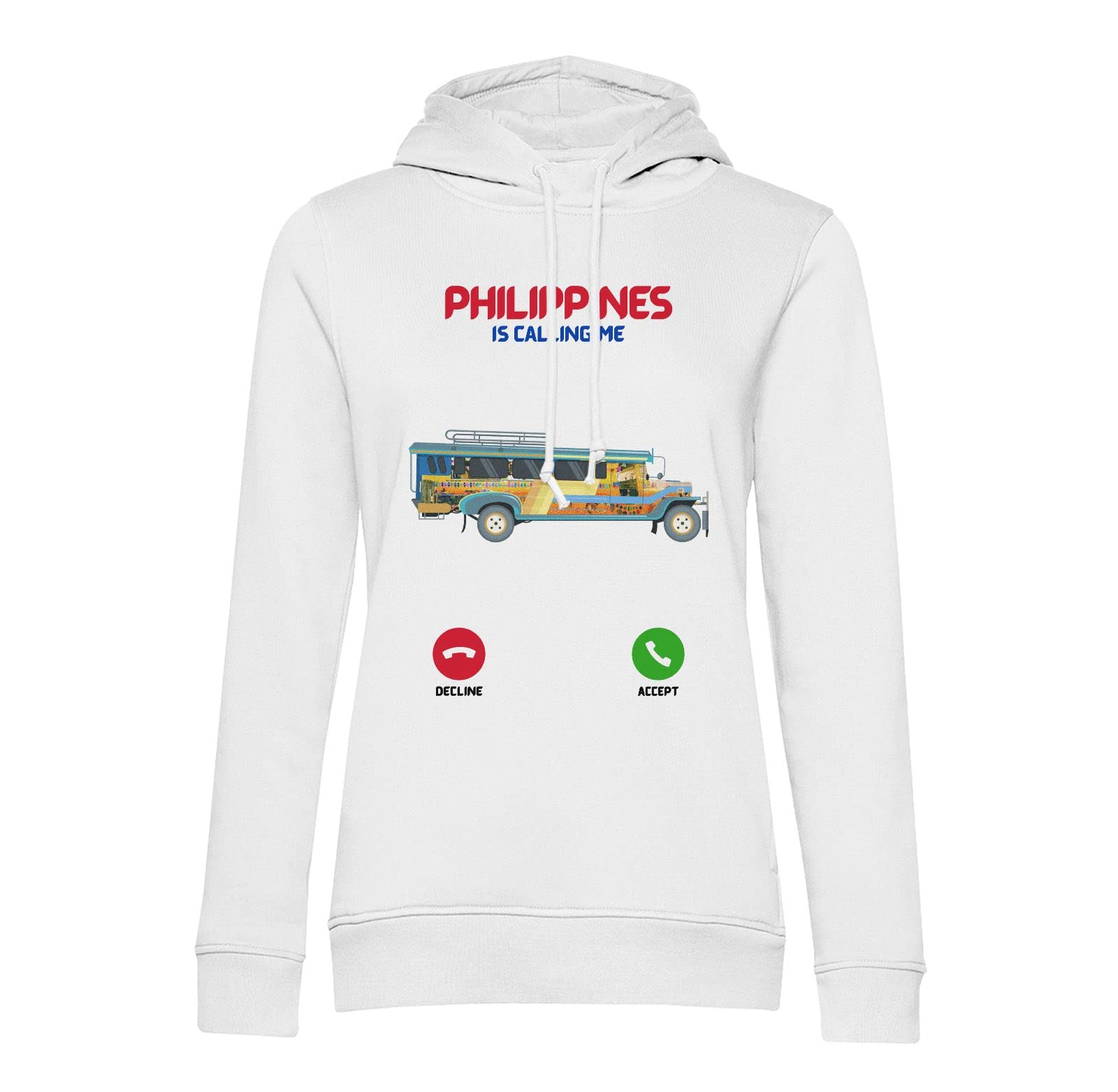 Sweat à capuche Philippines Calling Jeepney pour voyageur - 2