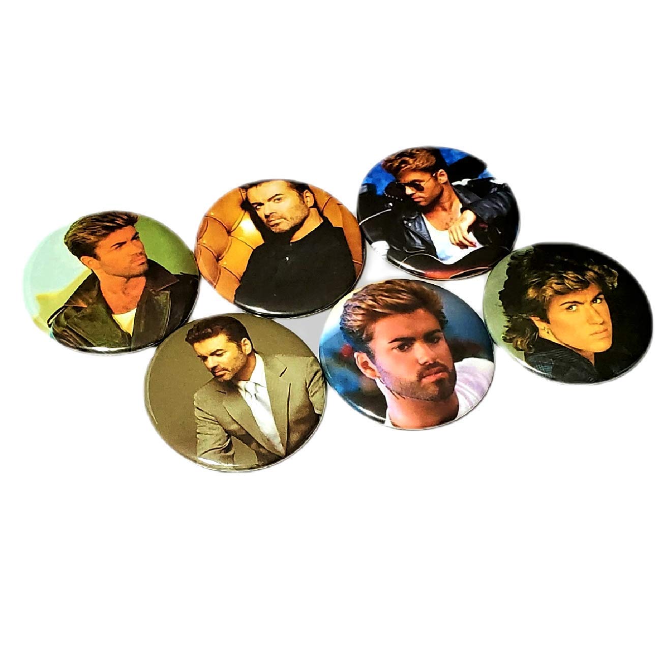 80's Music Magnets George Michael Photos Birthday Gift For Music Lover Rock Decor Kitchen Magnets For Locker Dorm Room Gay Artists LGBTQ Fridge Magnets