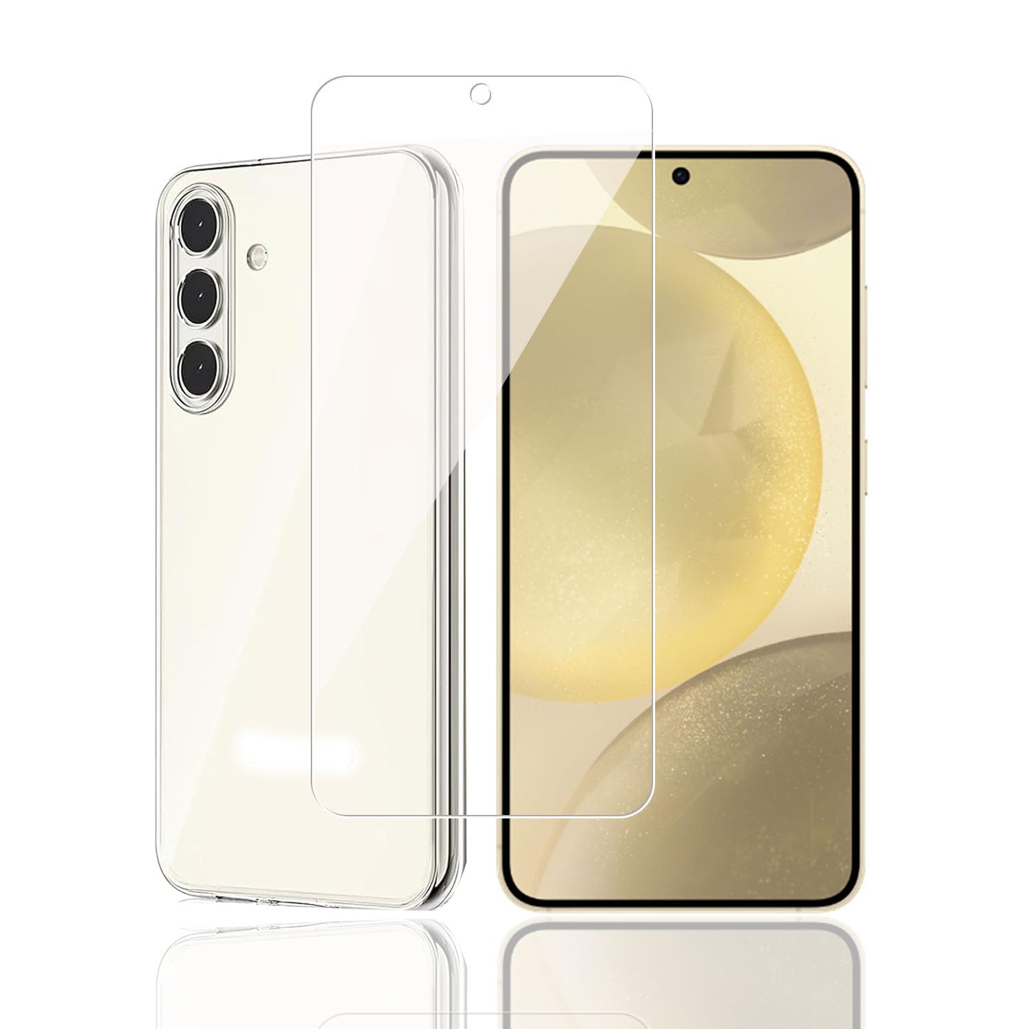 Galaxy S24 SC-51E ケース　フィルム付き 強化ガラスフィルム付き iFace mall Galaxy S25 S24 S23 S22