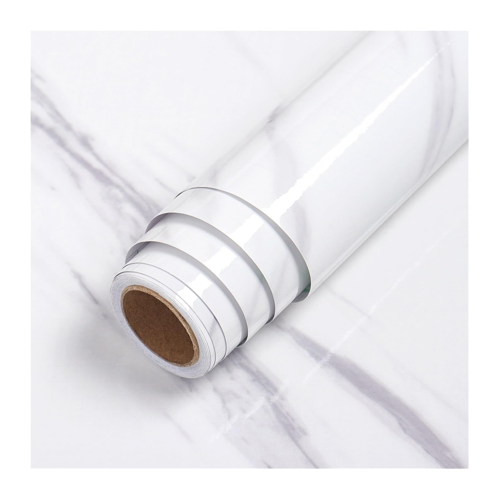 Foelanne Color10 Back Self Adhesive Wallpaper, Pvc Marble Self-Adhesive Paper Heat Kitchen Furniture Multiple Sizes(,60Cmx200cm)