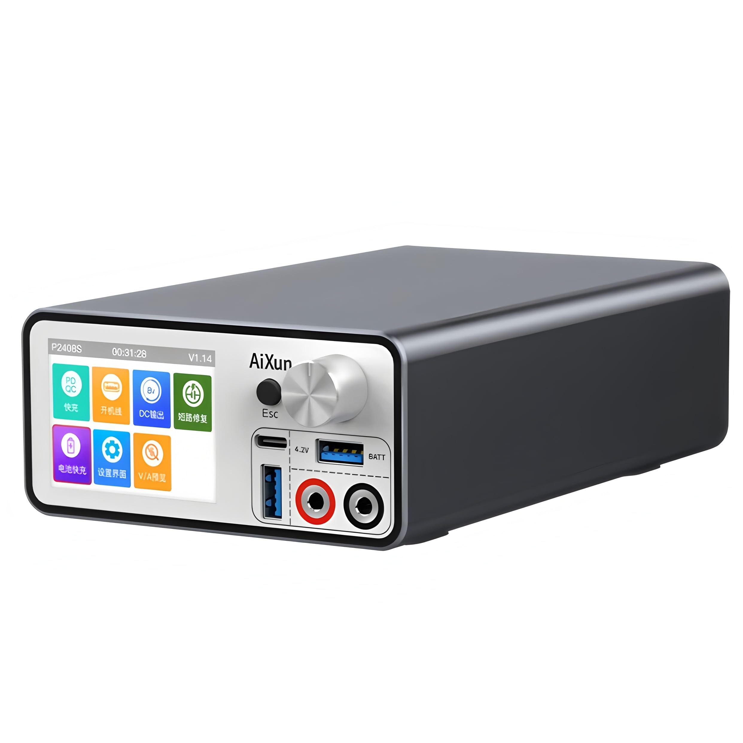 Aixun P2408S DC Netzteil Einstellbar 32V 8A LED Digital Laborbank Quelle Spannung Linearregler Handy Reparatur Werkzeug