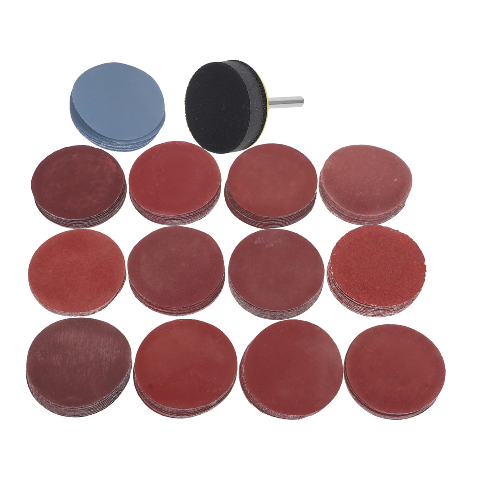 GLEAVI 5sets Dischi Abrasivi Per Trapano Diverse Granulometrie Con Tampone e Tampone Per Lucidatura e Levigatura
