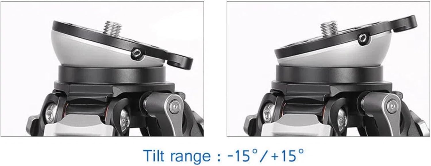 Leofoto LS-284CEXX Travel Tripod w/Built-in Leveling Head, Ranger Series, Carbon Fiber, 4 Leg Sections, Lightweight, Ball Head Optional (Tripod)