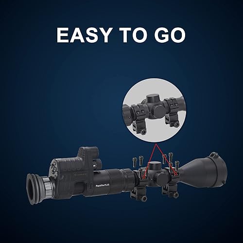 Miniatura 2 de oneleaf.ai Commander NV100 Plus 3-12 X 56 Visión diurna y nocturna para rifle de alcance