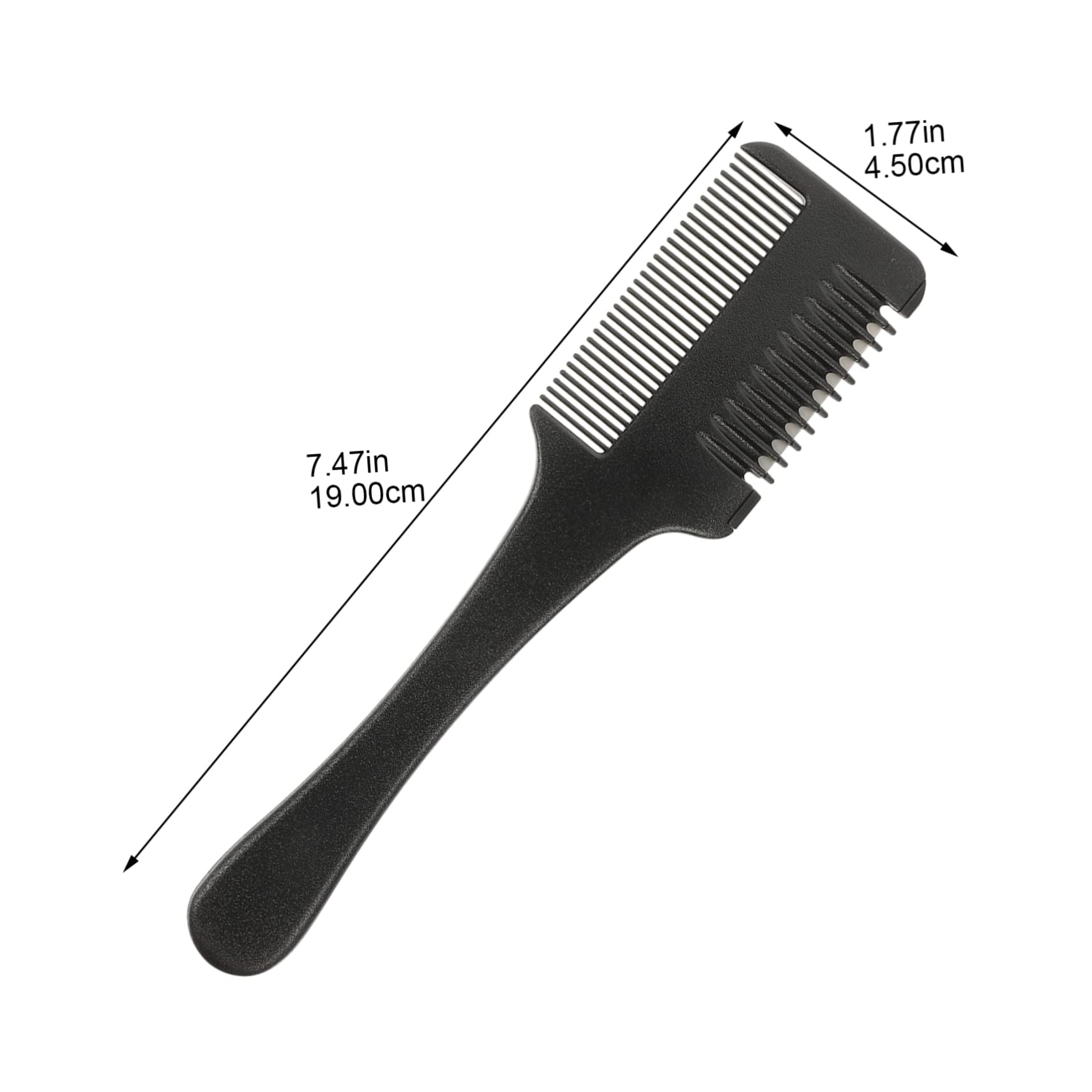 CALLARON 3pcs Hair Cutting Tools Dual Sided Thinning Comb Portable Hair Trimmer Handle for Styling Shaping