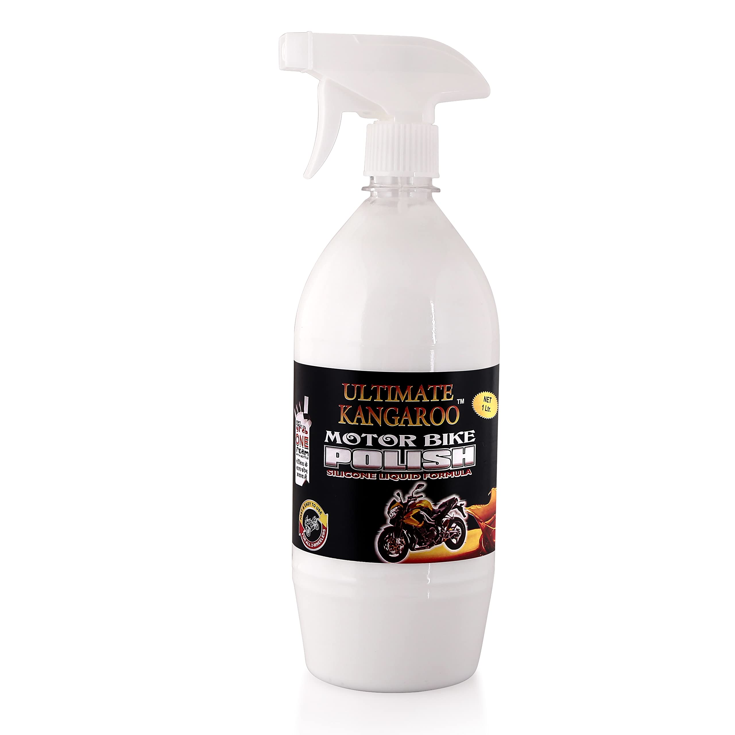 ULTIMATE KANGAROO Motorbike Polish (1ltr) | Instantly Cleans, Polishes & Shines | Pack of 1-image-45