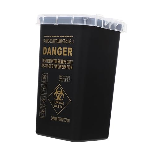 Caja de almacenamiento de plástico para llevar, contenedores Shavemate, mini contenedor de plástico, contenedores para objetos punzantes de salón,