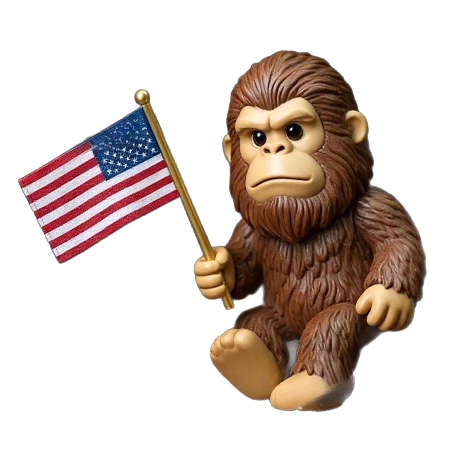 Oxxggkao A Nimal Figurine Patriotic Theme Desk Decors Dog Cats Bear Sculpture Option For Offices Homes Car Decoration Lovely Nimal Figurines