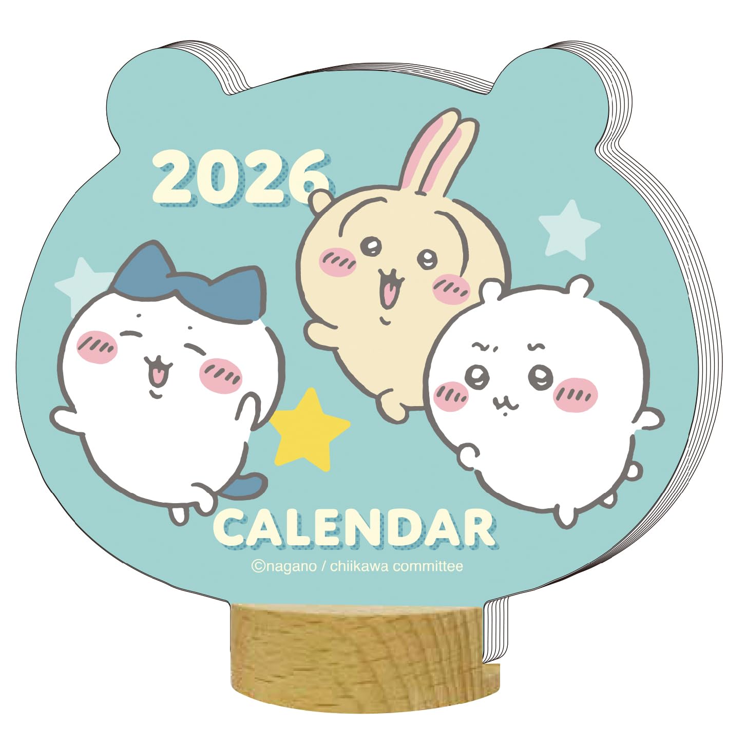 2026年カレンダー ダイカット卓上/ちいかわ