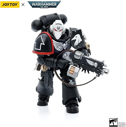 Miniatura 4 de JOYTOY Warhammer 40K 118 Figura de acción de guardia de cuervo Intercesores Sargento Rychas Joy Figura de juguete