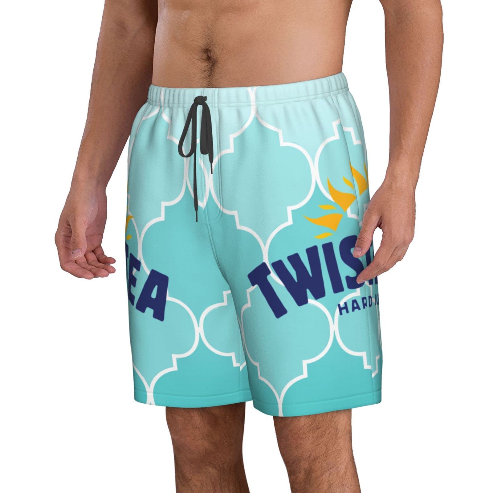T-Wisted T-Ea Mens Swim Trunks Casual Beach Shorts Quick Dry Summer Boardshorts with Pockets Surf Short Board Xx-Large