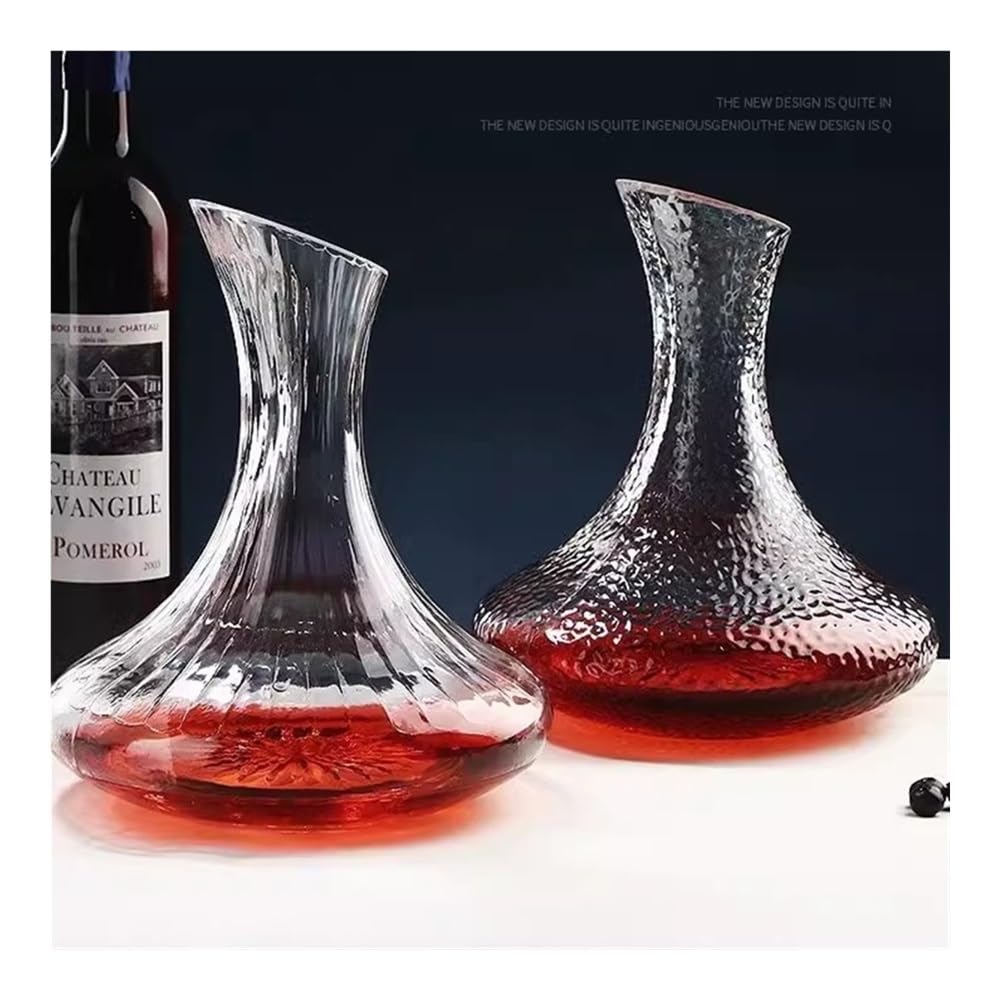 aireador de vino, Juego de tres jarras decantadoras vino tinto creativas cristal for el hogar