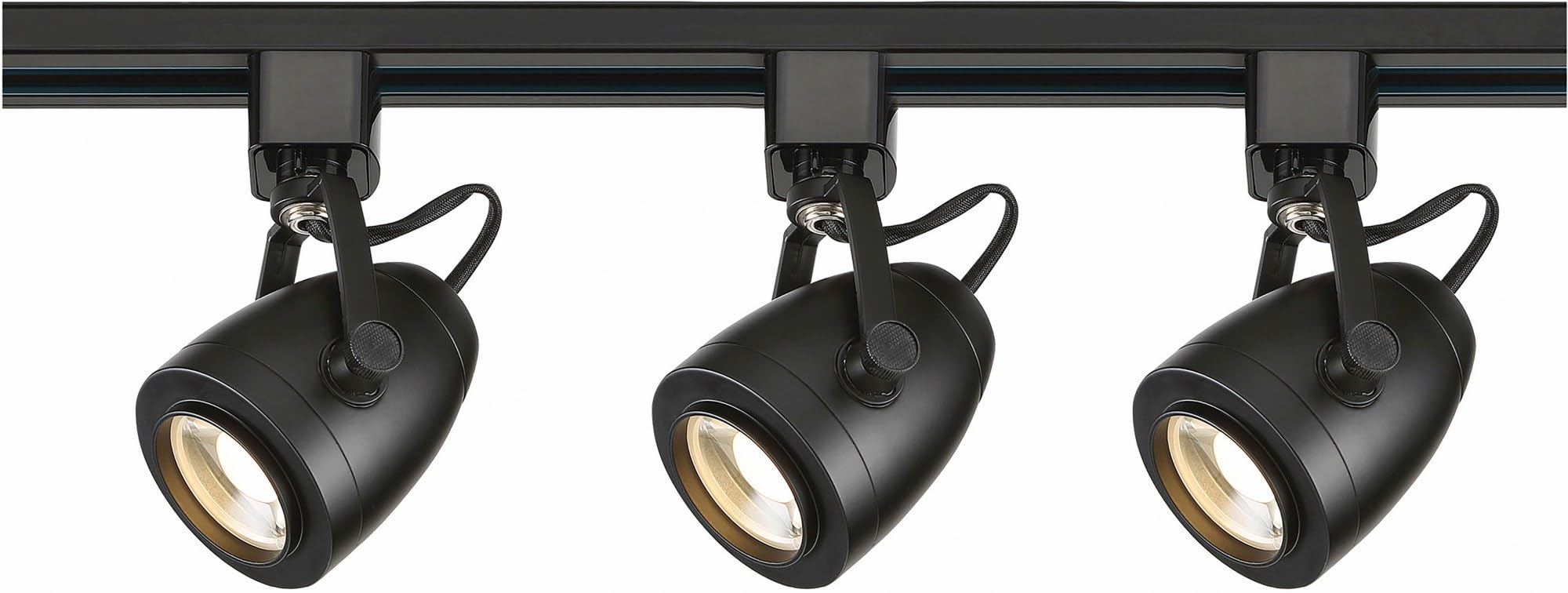 Nuvo TK414 Kit de riel de tres luces, 3000K, negro