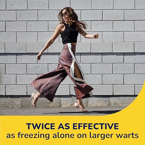 dr scholl39s dual action freeze away wart remover 8 ct  twice as effective as freezing alone on larger warts fast-acting treatment for common and plantar wart removal safe to use on kids ages 4