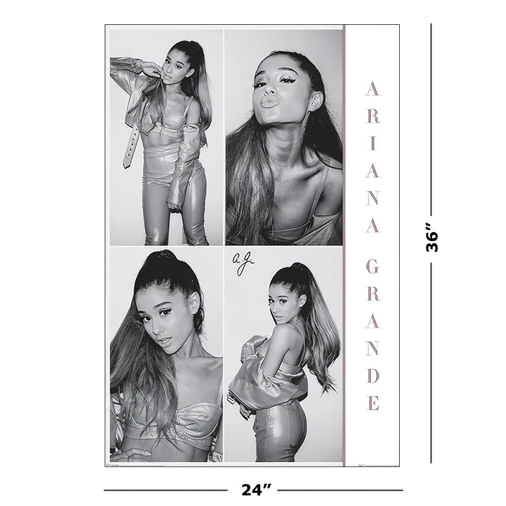 Amazon.com: Ariana Grande - Music/Personality Poster (B&W Photo