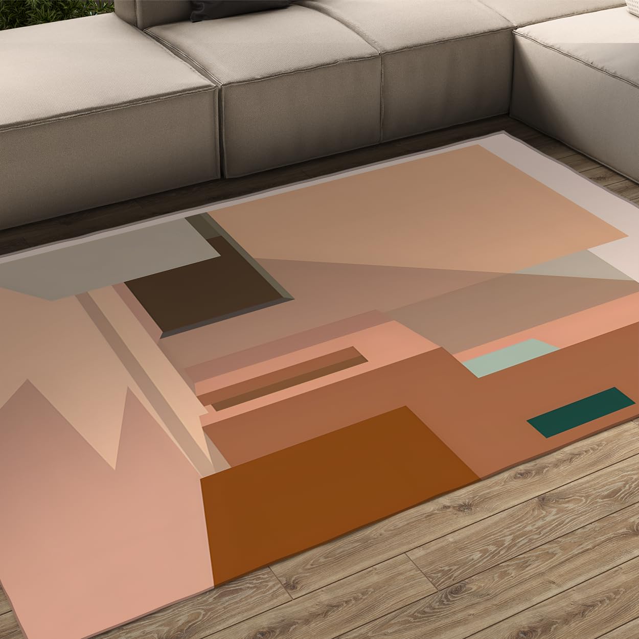 Tapis de porte lavable et antidérapant avec motif 3D moderne
