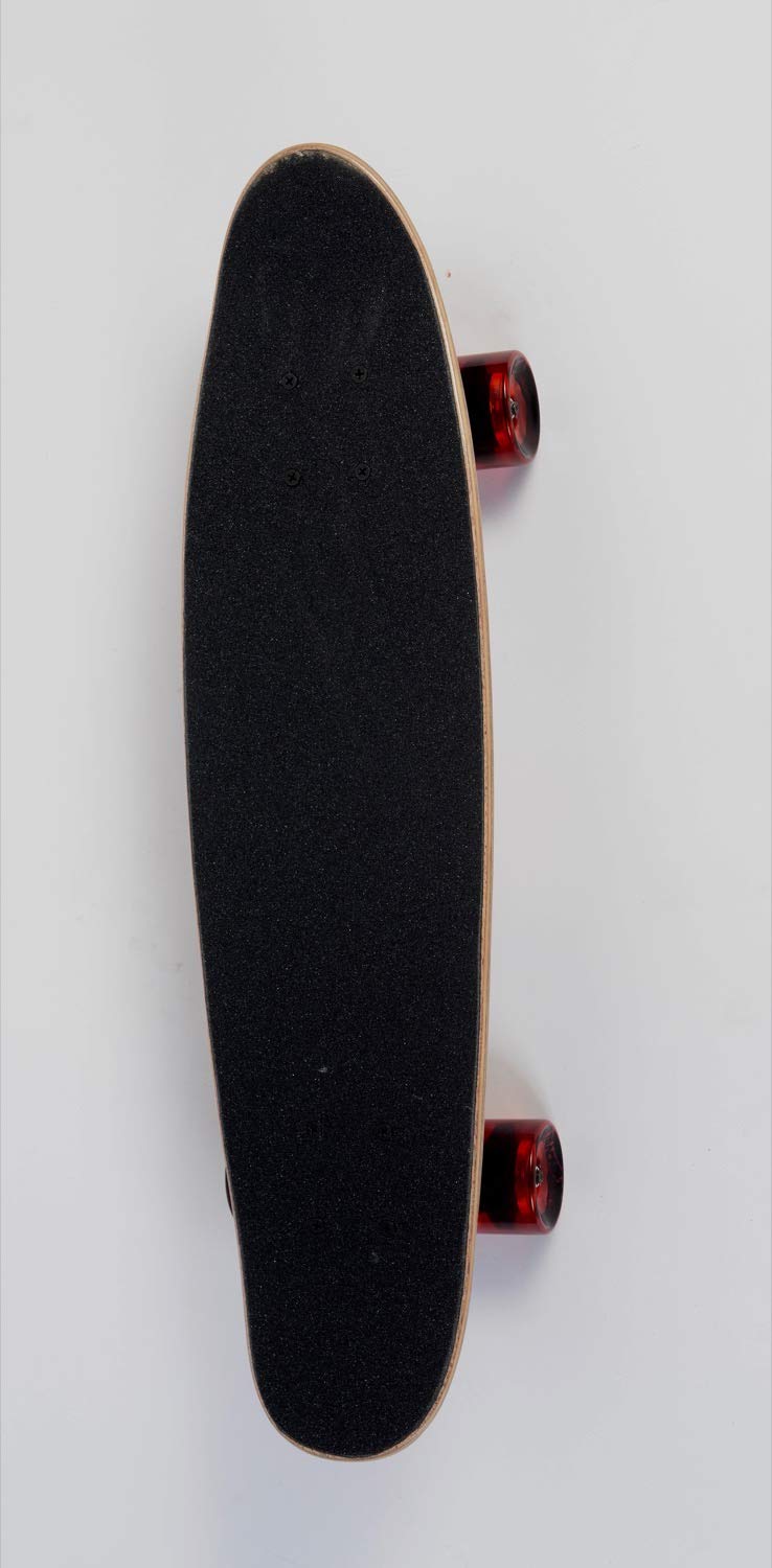 Skate Cruiser Cruizeline avec Clear Rouge Star Roue, 7.5" x 27.5"