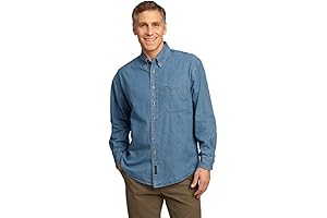 Long Sleeve Value Denim Shirt by SP10: Style and Comfort Combined