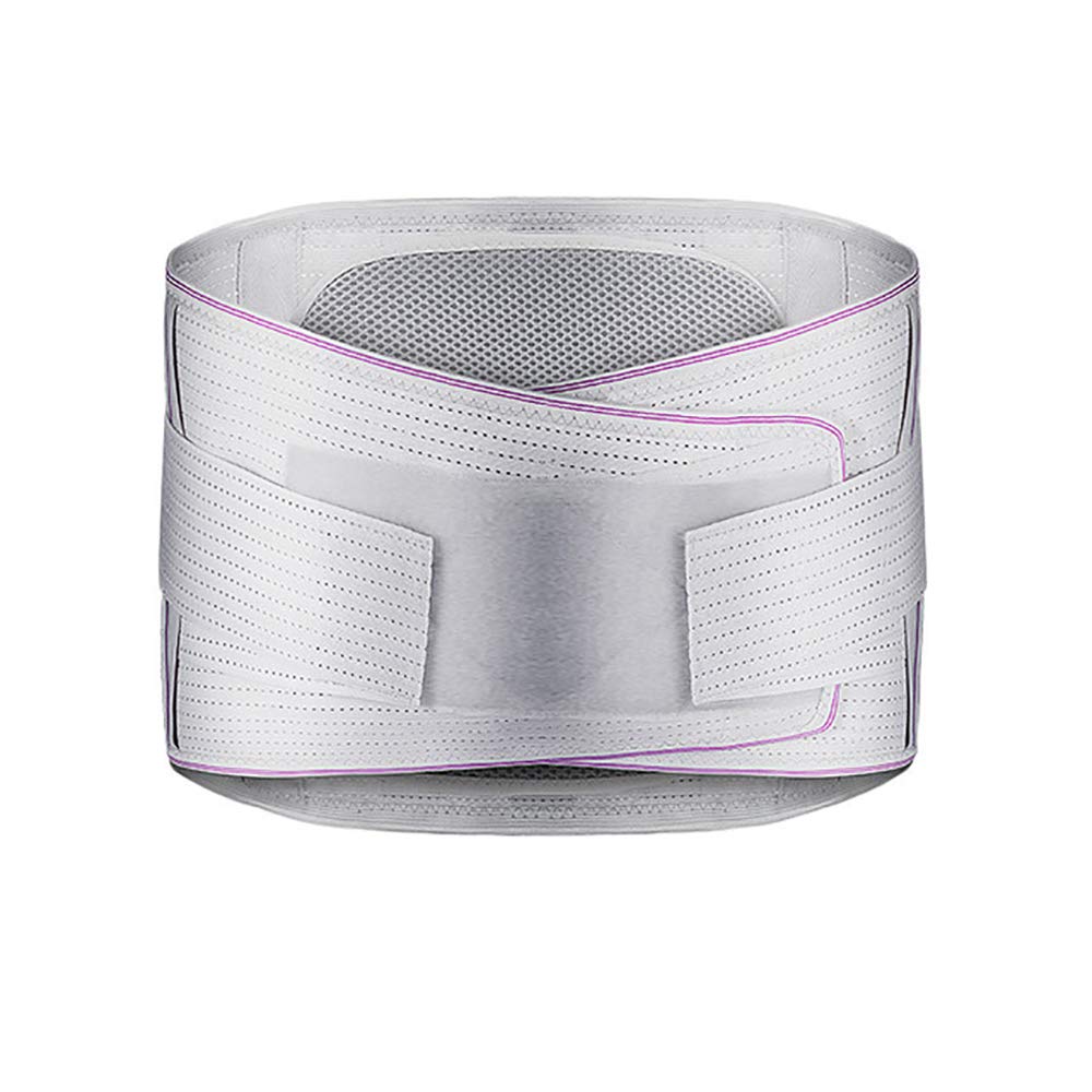 Faja Lumbar Fitness, cinturón de Soporte Lumbar, cinturón de compresión para Hombres y Mujeres, Alivio del Dolor de Espalda, Hernia de Disco, ciática, escoliosis y más,XXL