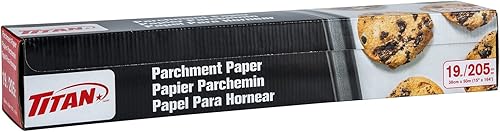 Miniatura 8 de MANGA Titan - Rollo de papel pergamino blanco, antiadherente, 205 pies (15 x 164 pies), 1 rollo