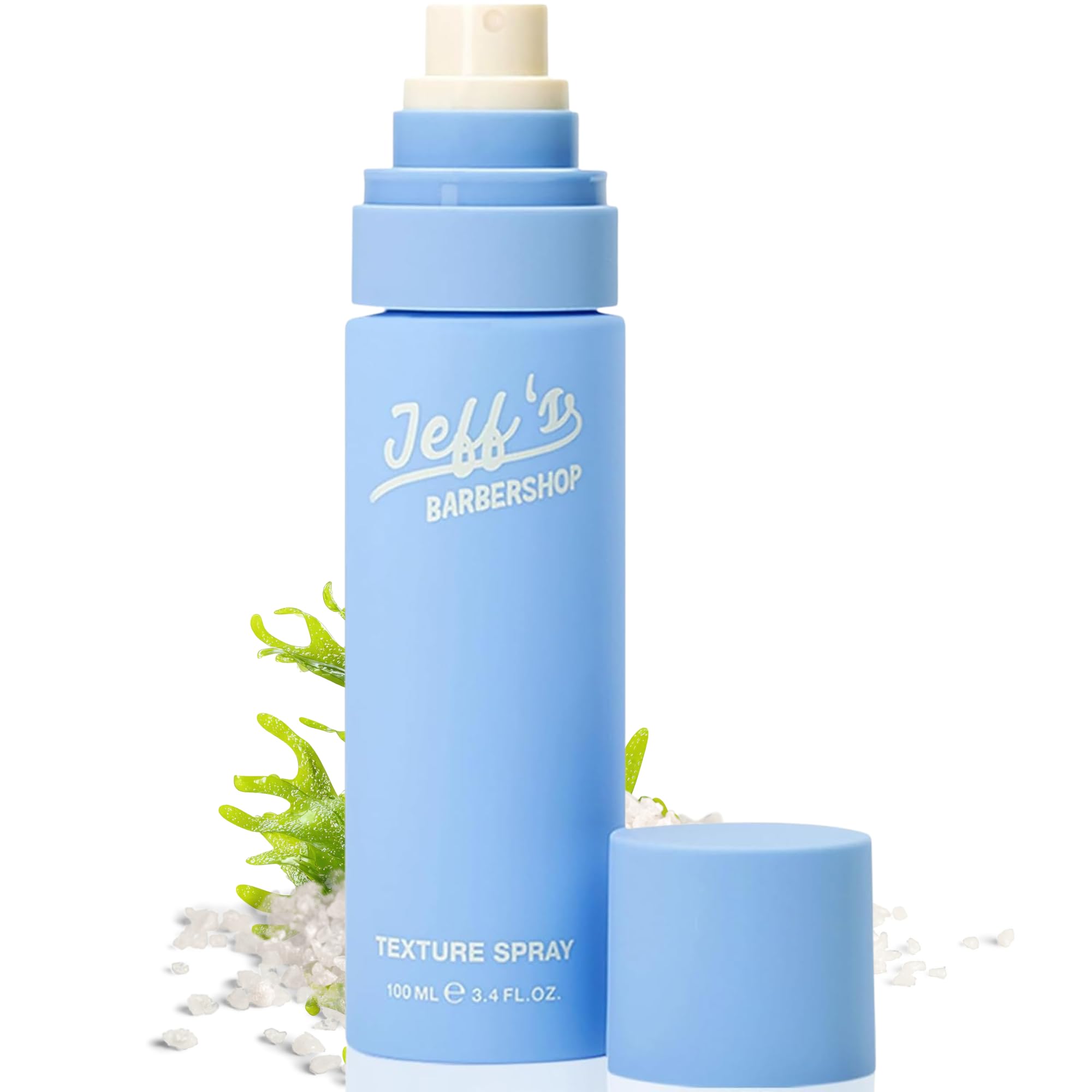 Jeff's Barbershop Sól morska, tekstura drzewa sandałowego, objętość sprayu do włosów dla mężczyzn i kobiet, lekka strukturalna powierzchnia, objętość ciała