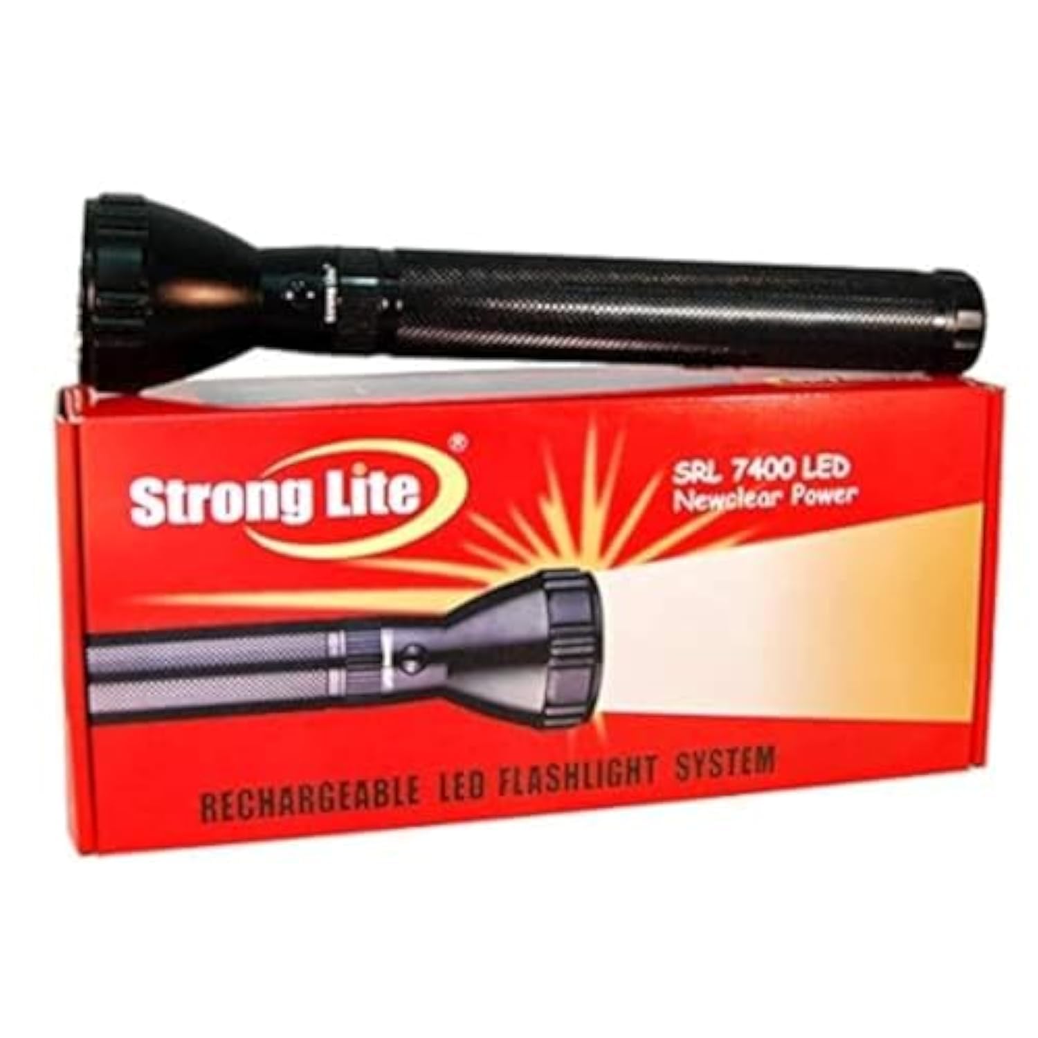 strong lite Rechargeable LED Flashlight System Torch (SRL7400)