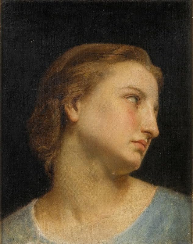 Studium głowy kobiety (Philomèle Et Progné) plakat wydruk autorstwa Williama Bouguereau (24 x 36)