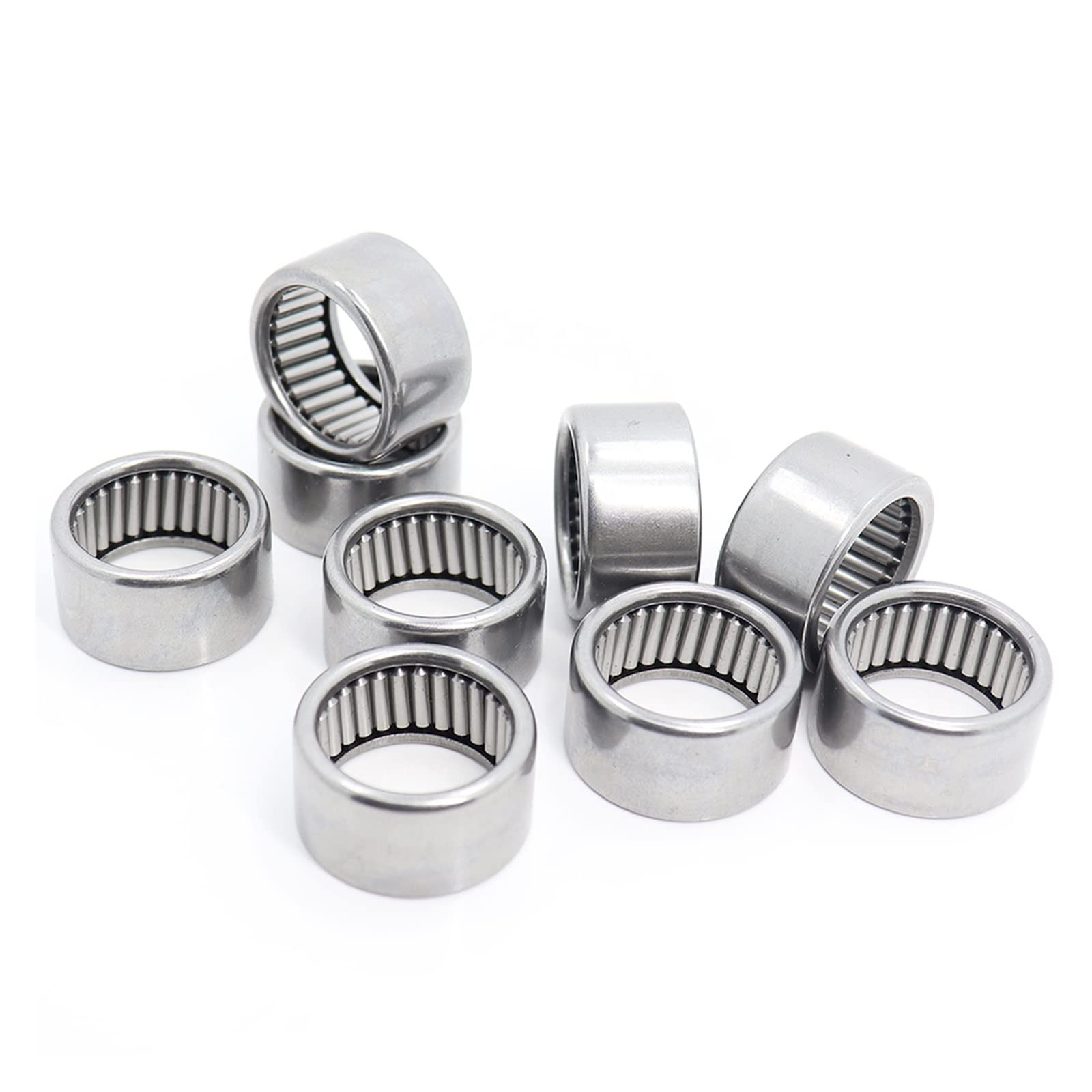KOVNOVI 10Pcs 942/30 Bearing 30x38x24mm Full Complement Drawn Cup Needle Roller Bearings with Open Ends FY303824