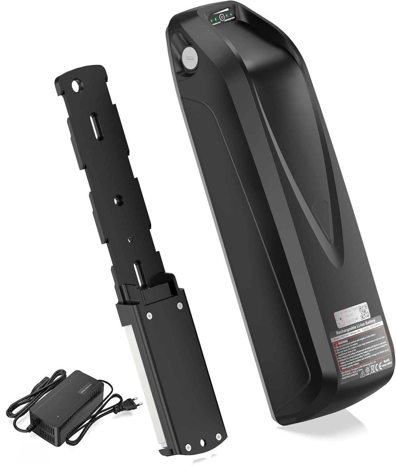 Batterie Velo Electrique 36V 13AH Hailong avec Chargeur Batterie au Lithium-ION pour Vélo électrique Compatible avec Moteur