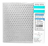 久宝金属製作所 ステン板 パンチング 5φxピッチ5Px150X150mm M9525