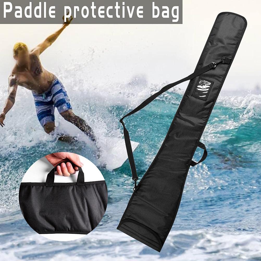 Borsa da Pagaia Regolabile per Kayak per 2 Pagaie, Protegge Bene Le tue Pagaie, Ideale per Riporre la Pagaia, Due Stanze Separate per Due Pale Divise, Tasca Esterna Trasparente