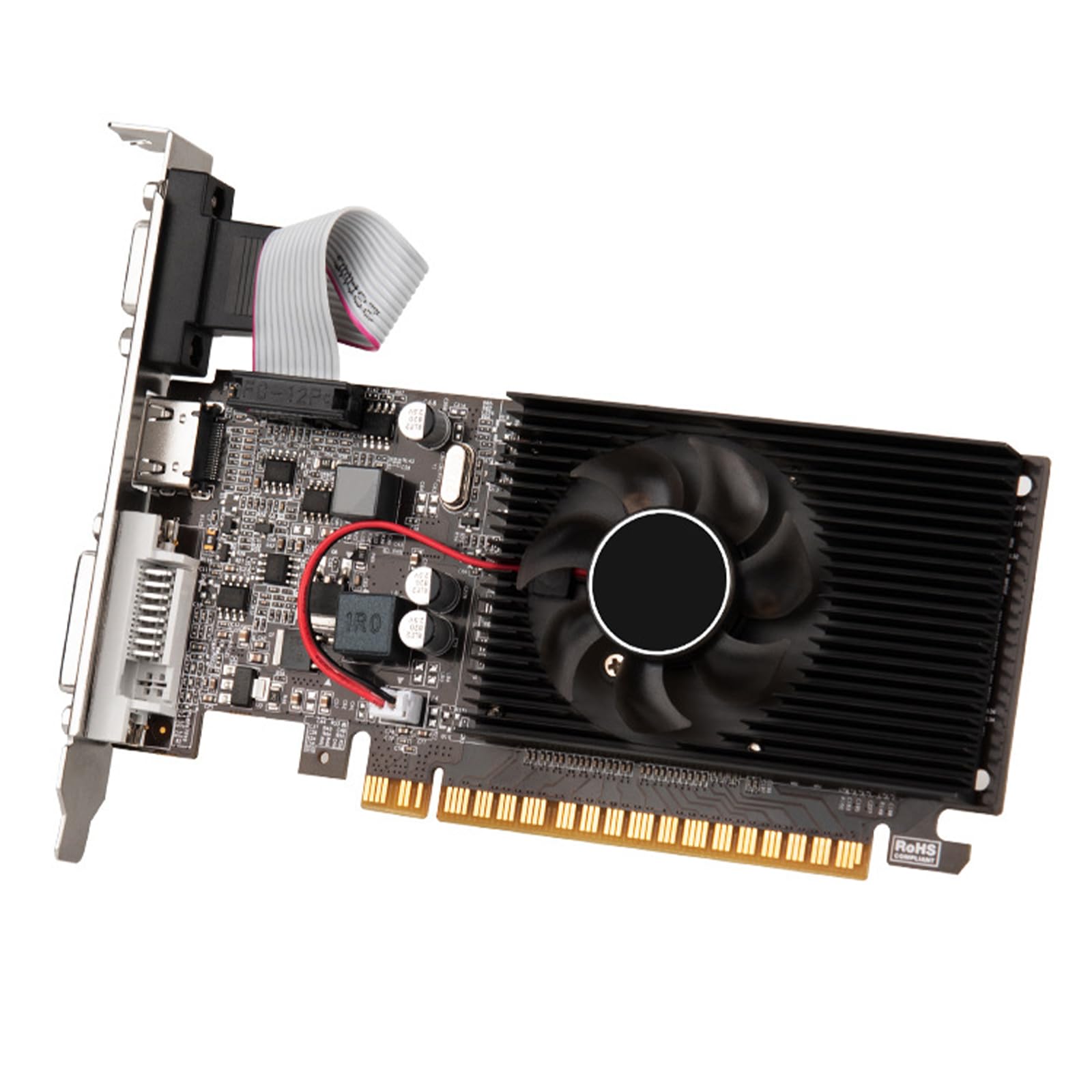 GT610 Scheda Grafica 1GB 64bit Gioco PCIE X16 Computer Desktop Professionale Per Il Gioco PC DVI Uscita Video