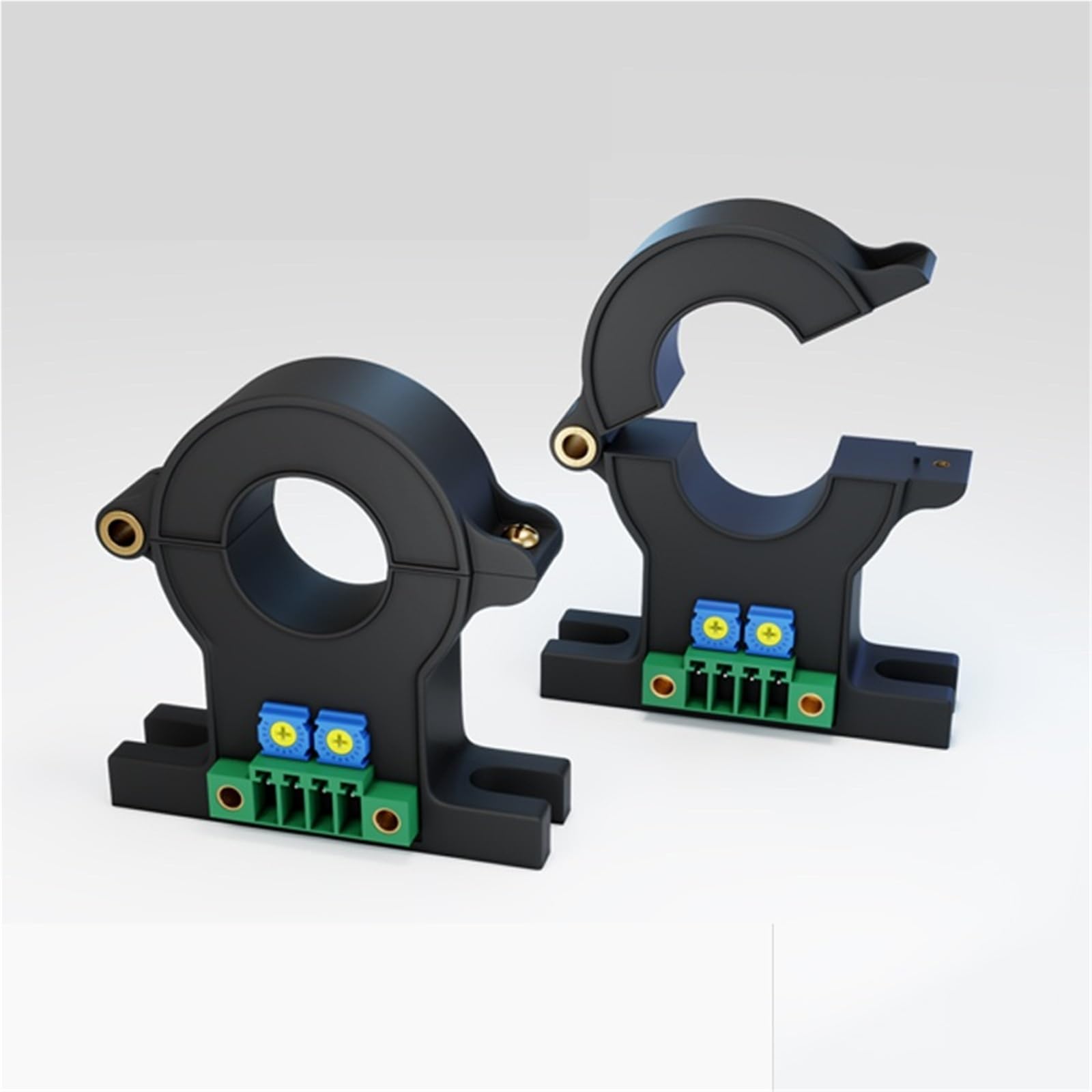 Sensor de corriente Hall Split Ct QNDBK1-21 DC 200A y salida 4-20mA con núcleo de transformador 5