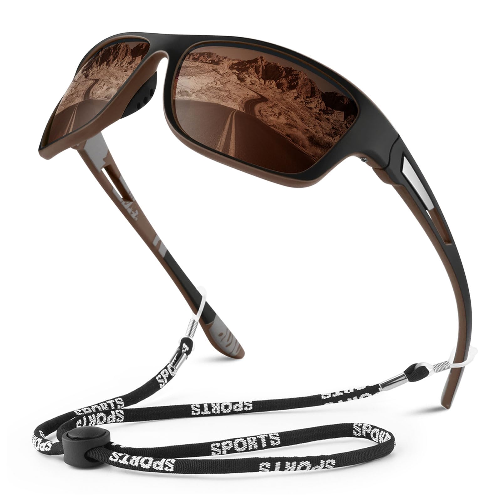 WEAROYO Polarized Sports Sunglasses Men Womens Fishing Running UV400
