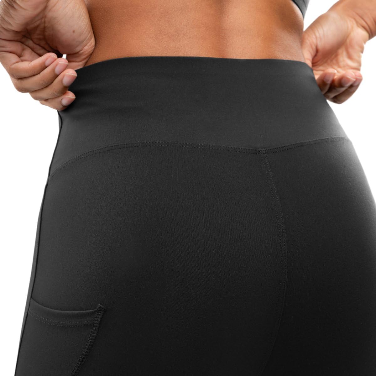 SIROKO Mallas Running Cortas Fitness Thames Black Negro