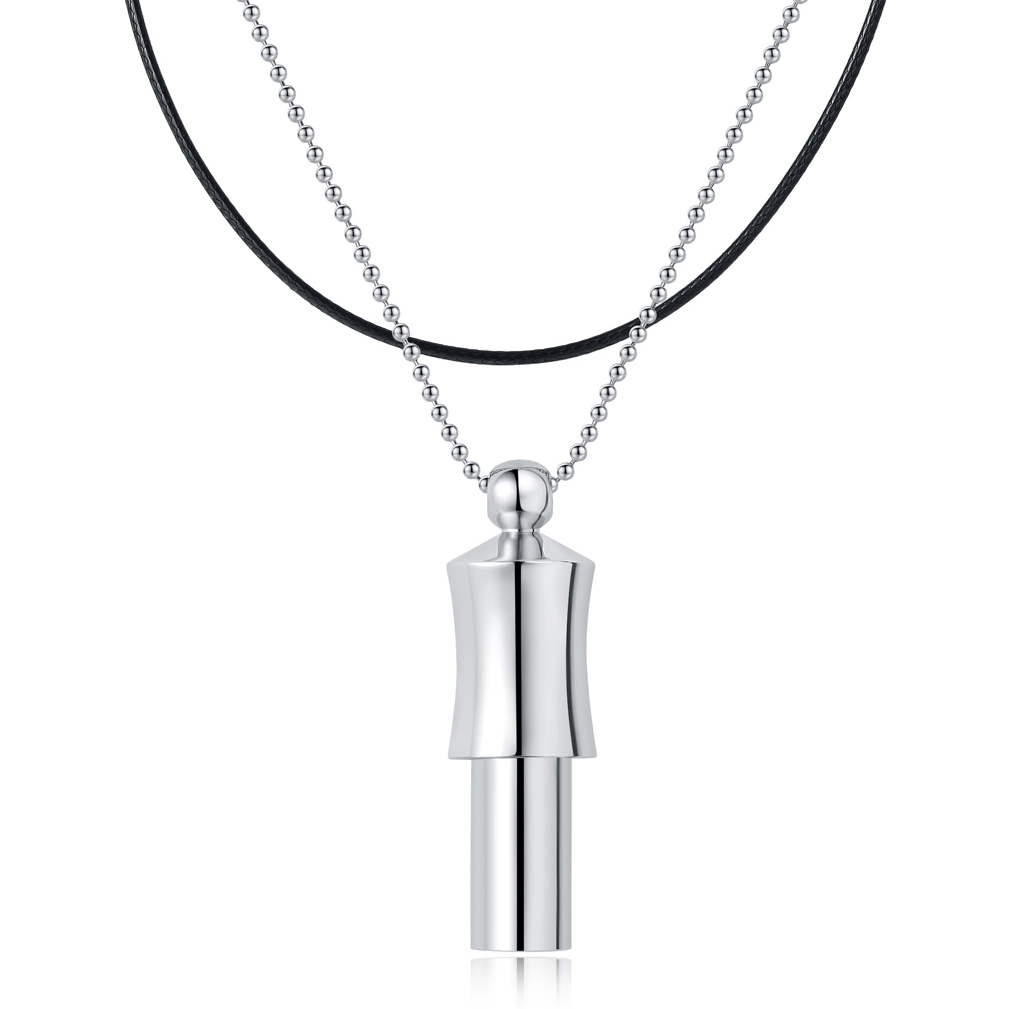 528 hz Necklace, Anxiety Necklace, Breathing Necklace for Meditation Tuning Tools, Mindfulness & Stress Relief Gifts for Women, Men, Frequency Healing Devices, Whistle Necklace for Relaxation, Calming