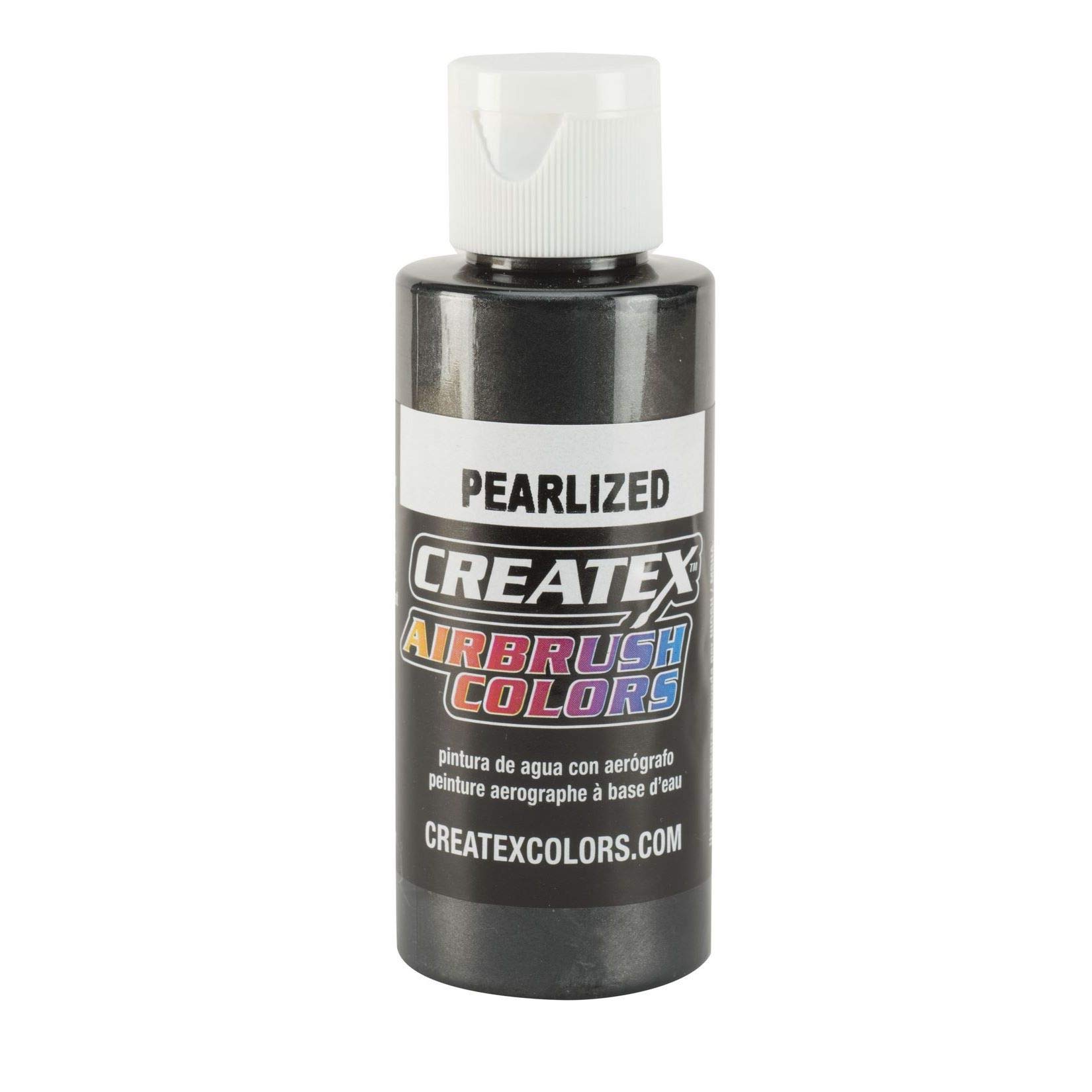 CreatexAIRBRUSH CLR 2OZ PEARL BLACK