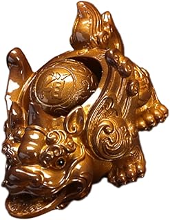 UTHCLO adorno de de la suerte pequeño adorno animal antiguo cambio de color de mascota de té retro mascota de té chino mascota de té animal antiguo resina