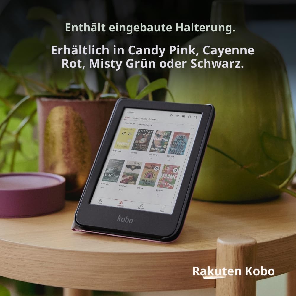 Kobo Clara Colour/BW SleepCover Hülle | Dämmerungsblau | Sleep/Wake Technologie | integrierter Zwei-Wege-Ständer | Veganes Leder | kompatibel mit Kobo Clara Colour/BW 6 Zoll eReader