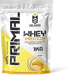 Whey Protein Primal 1Kg - Importado - Soldiers Nutrition Sabor:Banana