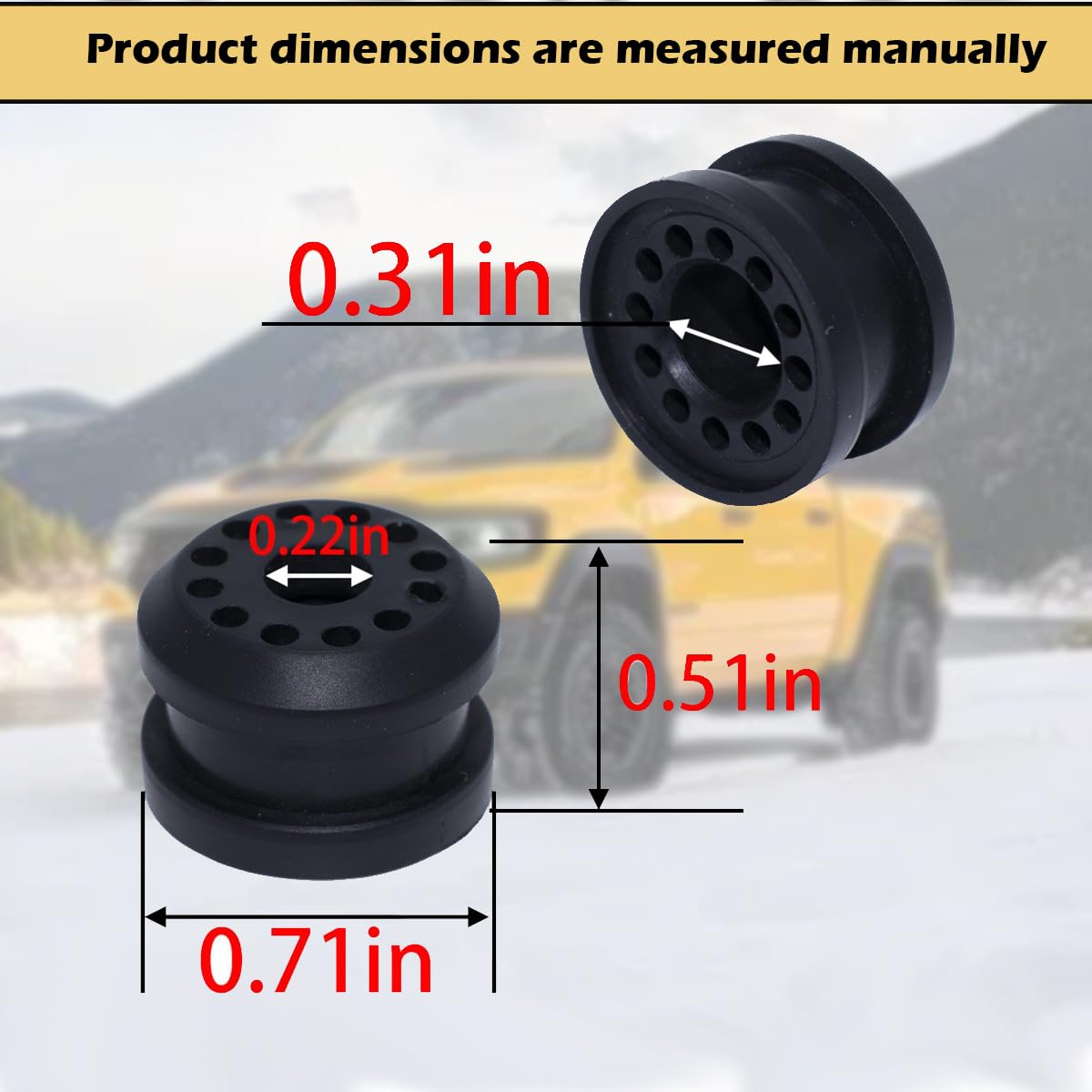 HOOTURB Transfer Case Shifter Linkage Control Lever Bushing