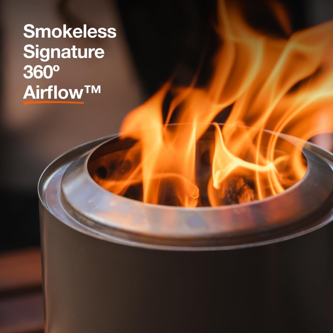 Amazon.com : Solo Stove Mesa XL Mulberry Bundle | Tabletop Fire
