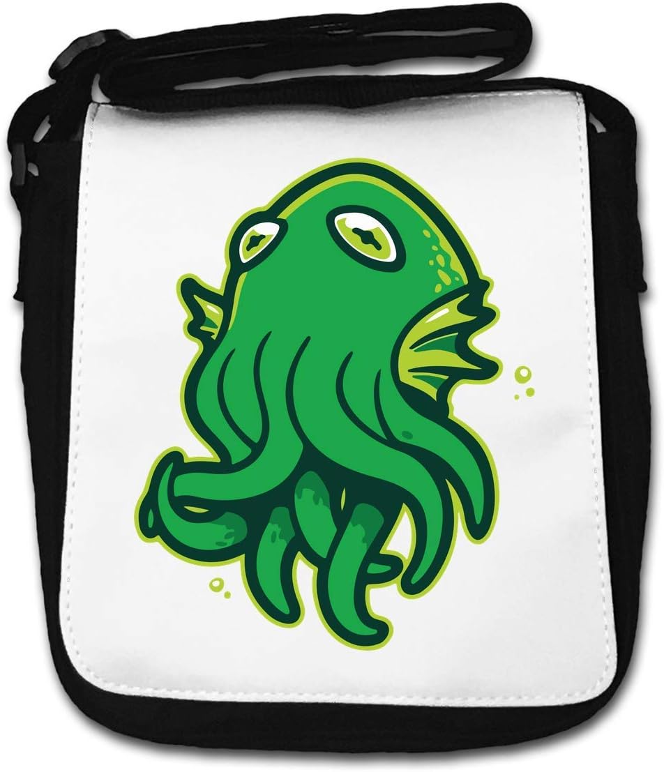 Minimalistic Cthulhu Elder God Horror Small Shoulder Bag