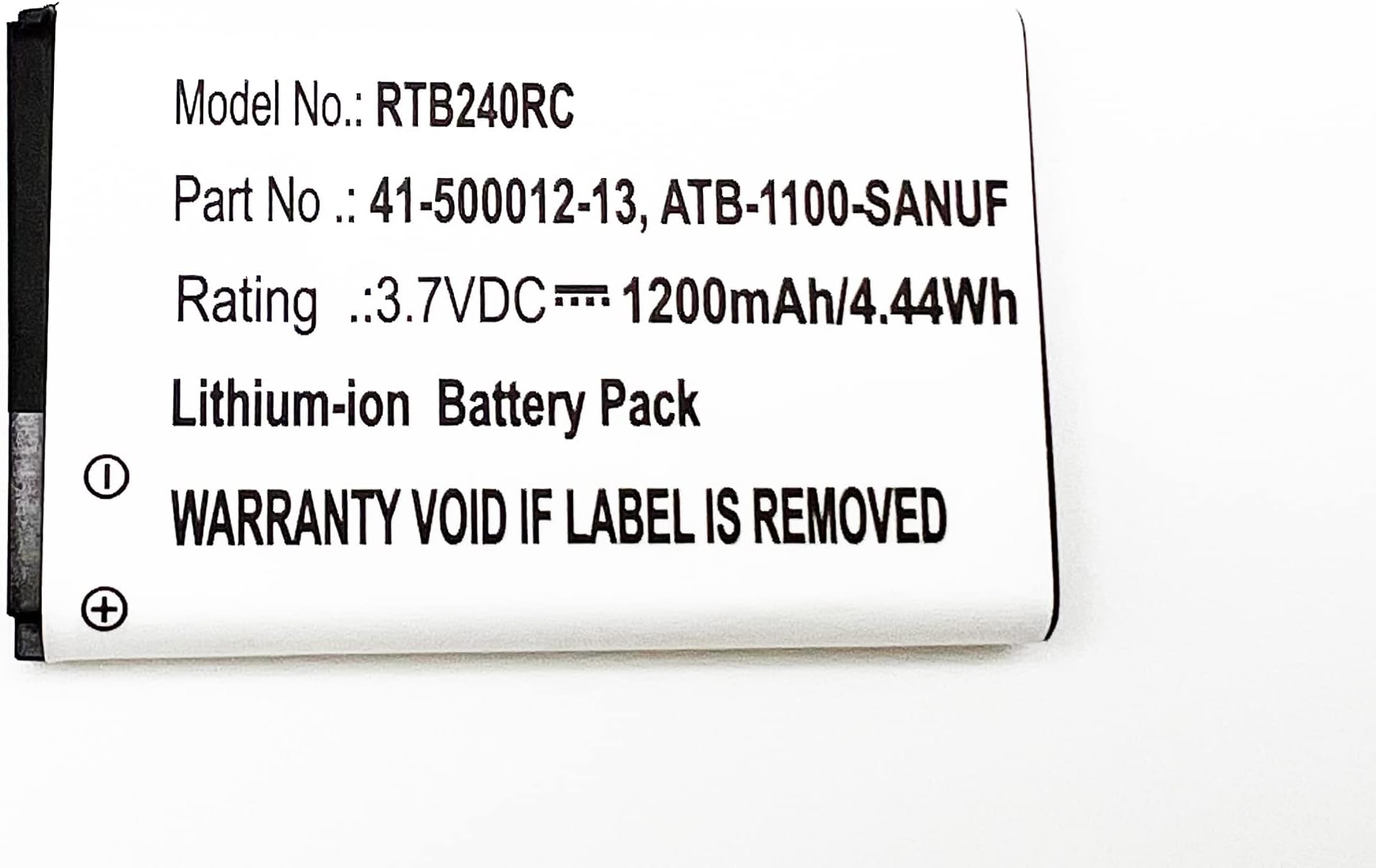 FITHOOD Replacement Battery for RTI Pro24.r Pro Pro24.i Pro24.r v2 Pro24.z 41-500012-13 ATB-1100-SANUF