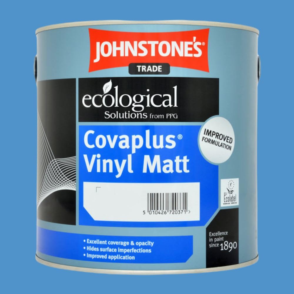 Paint Stop Mixed Colour Johnstones Covaplus Matt Blue Star 2.5L